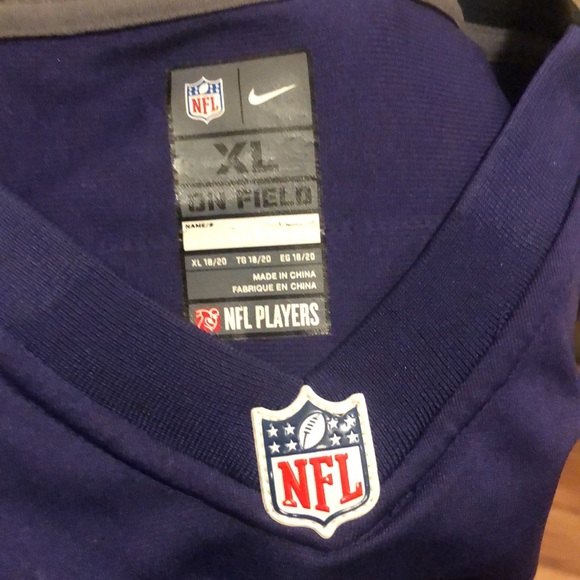 Nike Ravens 88 Dennis Pitta Purple Elite NFL Jersey Pitta Youth XL Nike OnField - Picture 13 of 17